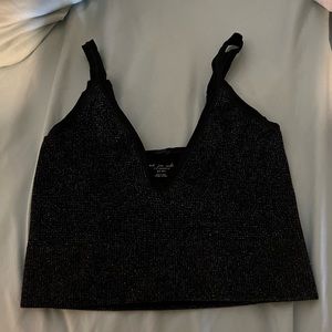 Sparkly crop top